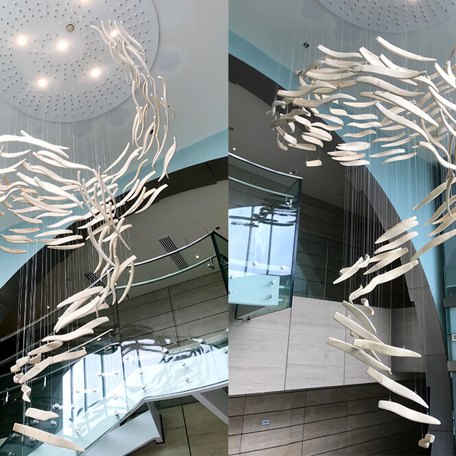 Wooden Art Installation