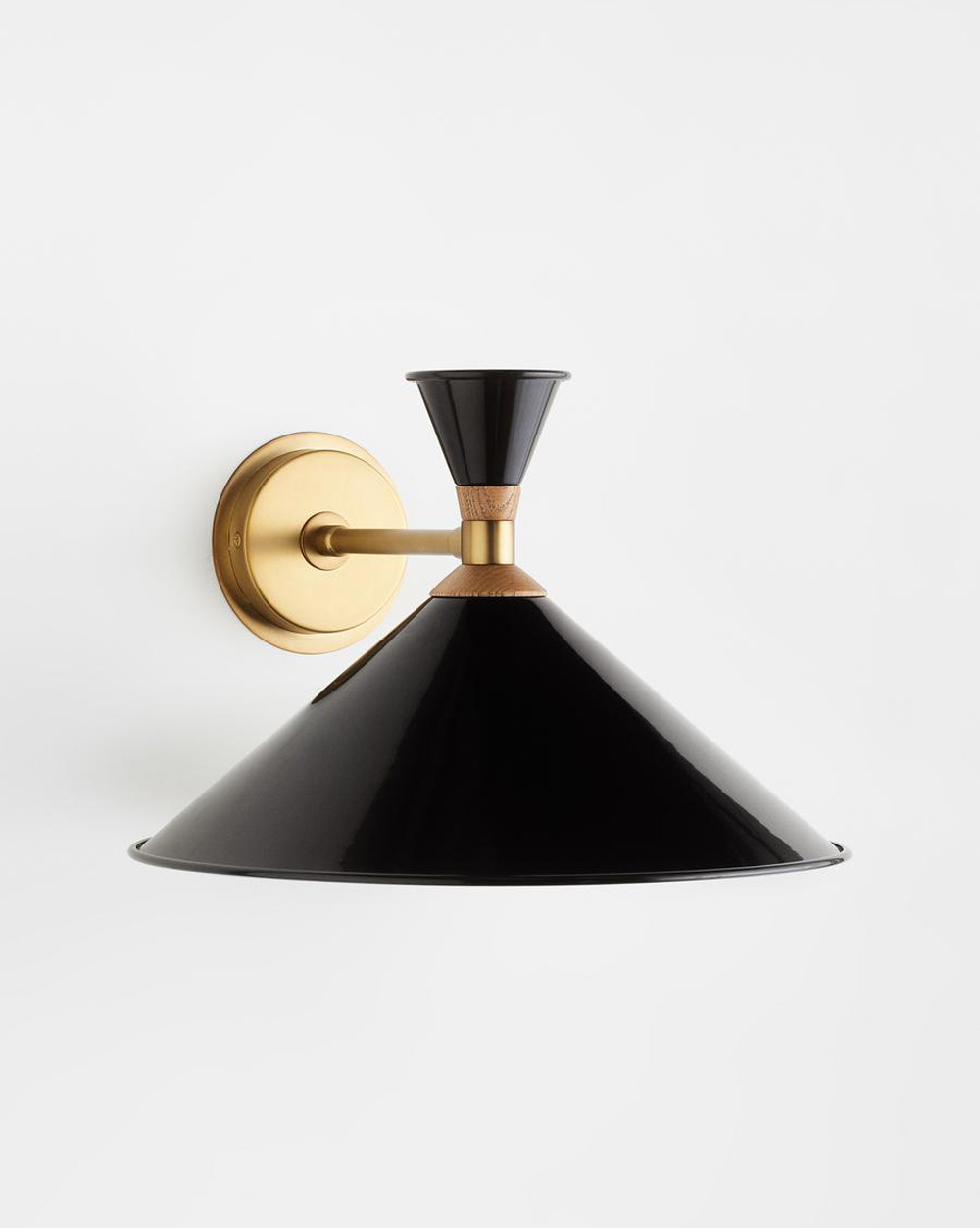 Horn wall lamp