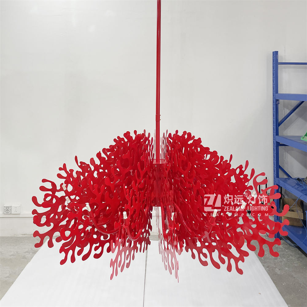 Coral pendant light