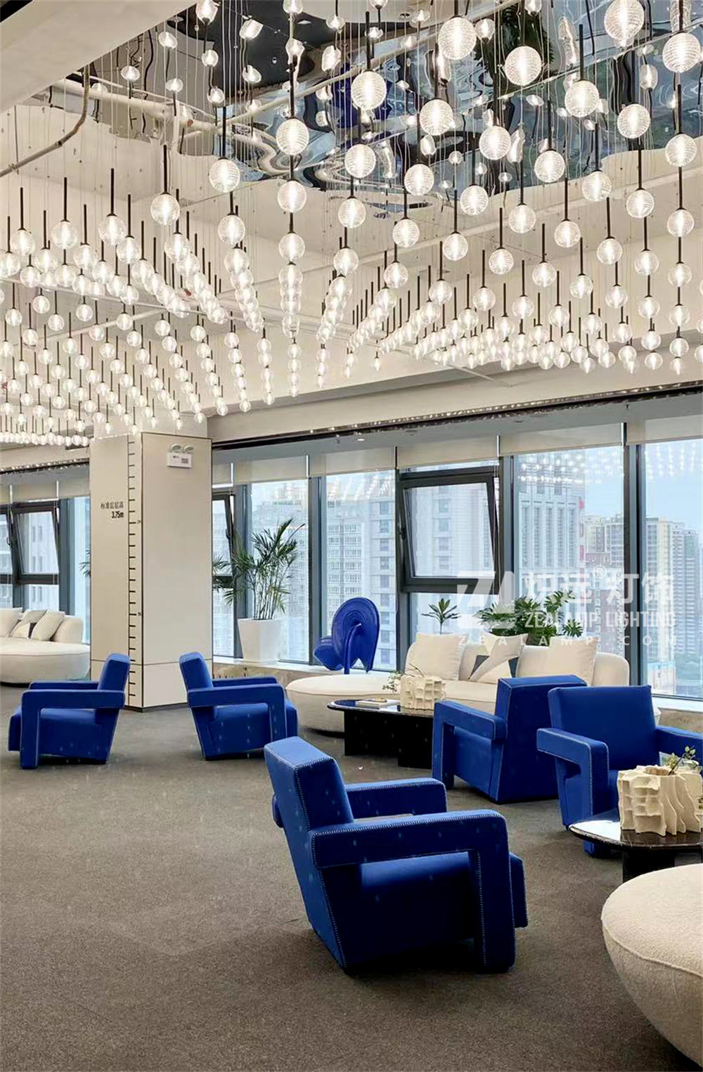 Sales department chandelier