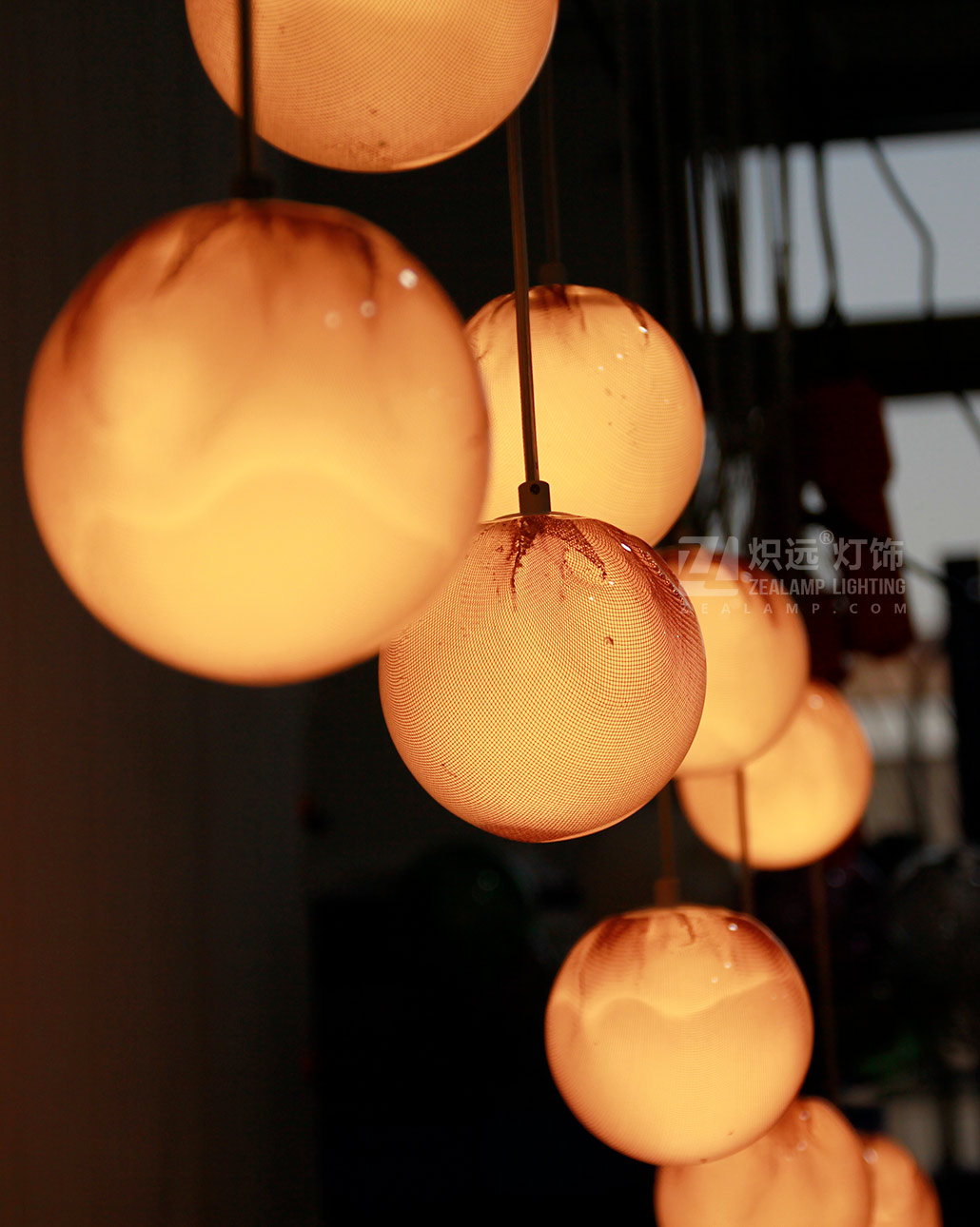 Special restaurant chandelier