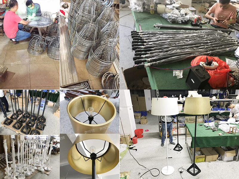 Hotel floor lamp customization