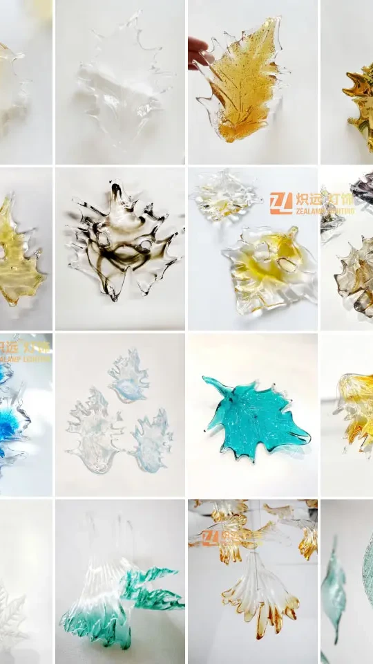 Artistic glass decorative chandelier