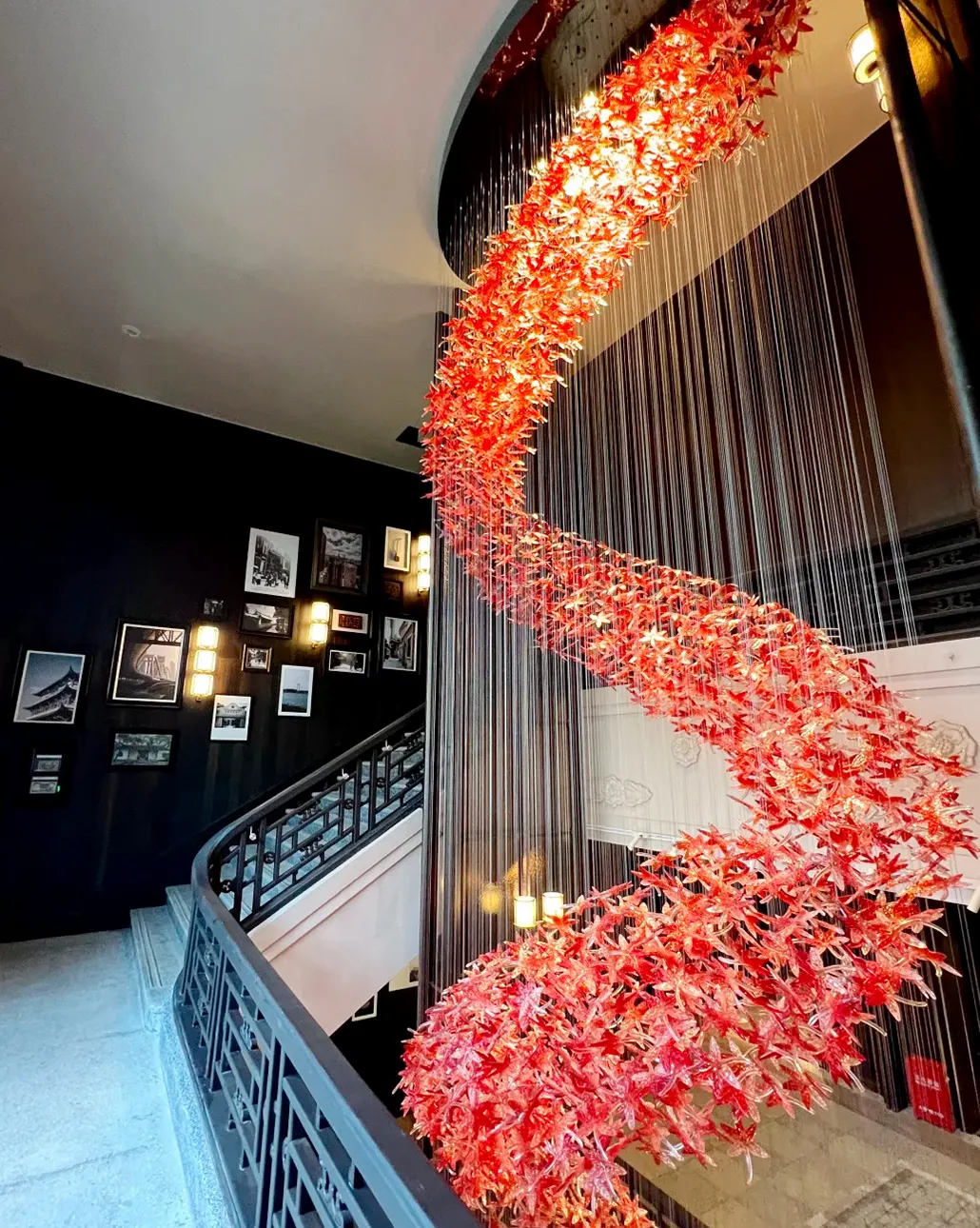 Red Maple Leaf Pendant Lamp