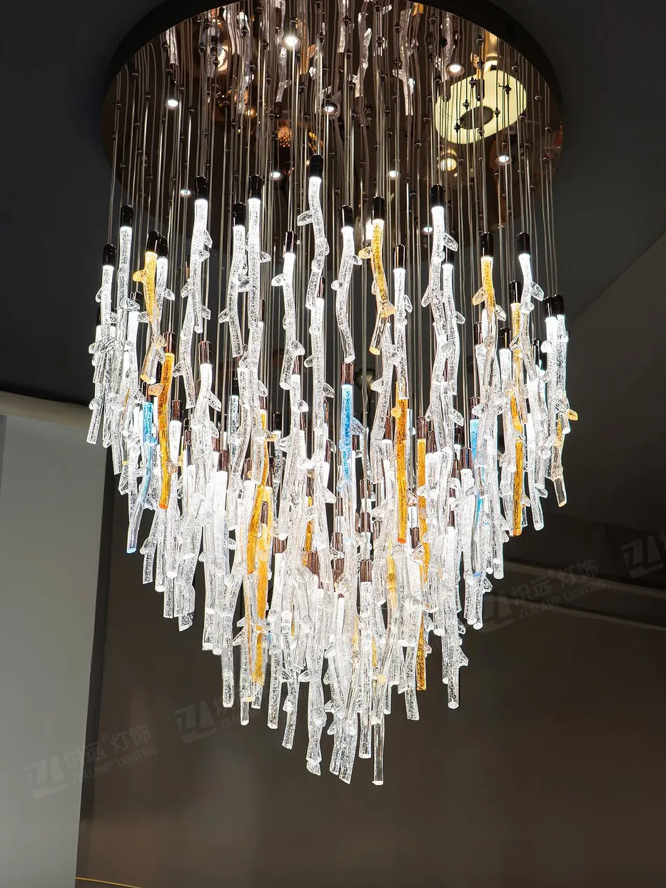 Hotel lobby decorative chandelier