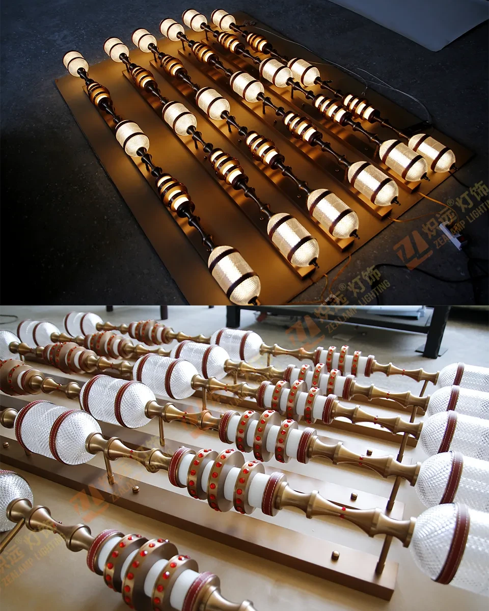 Light luxury wall lamp