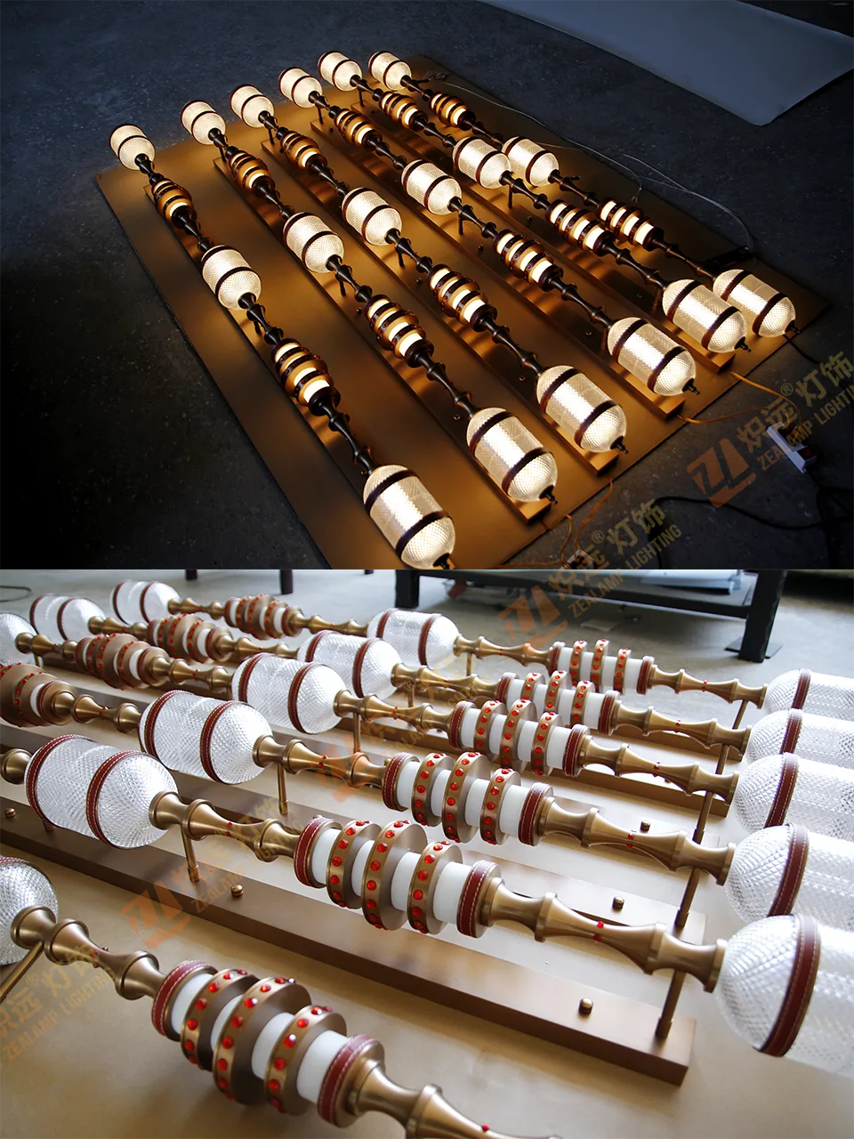 Light luxury wall lamp