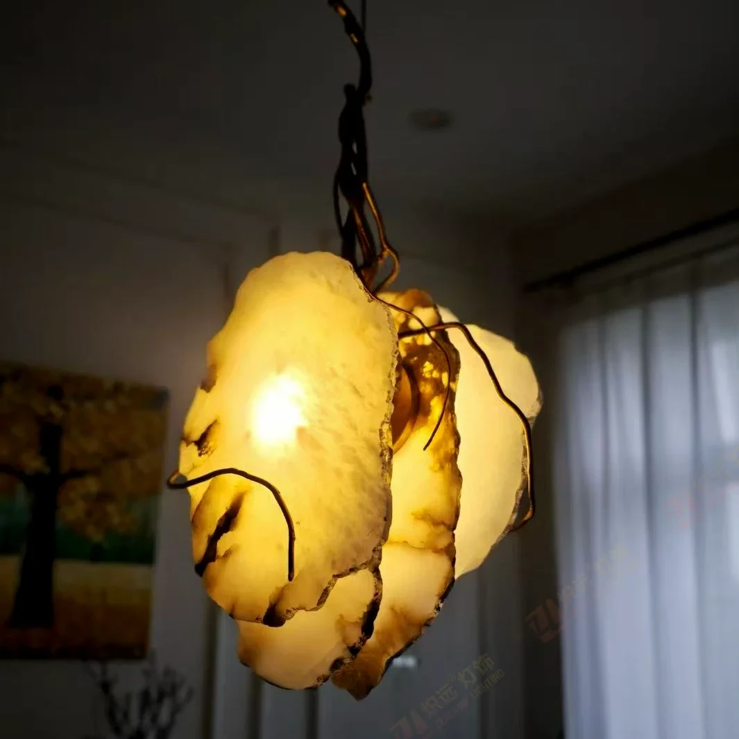 marble chandelier