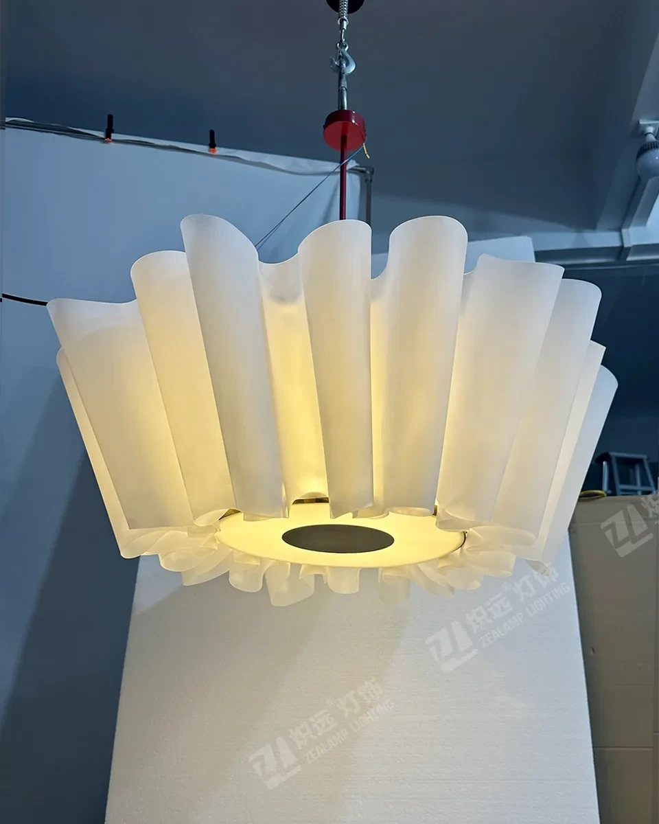 Acrylic pendant light