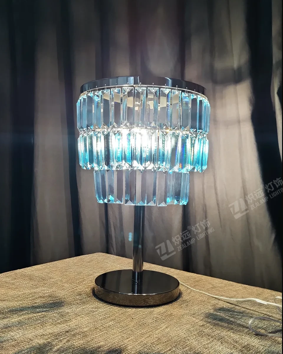 crystal table lamp