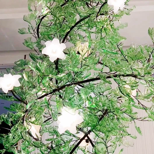 Plant decoration pendant light