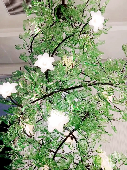 Plant decoration pendant light
