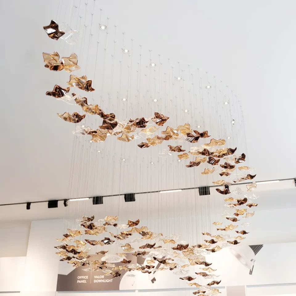 Artistic glass decorative chandelier