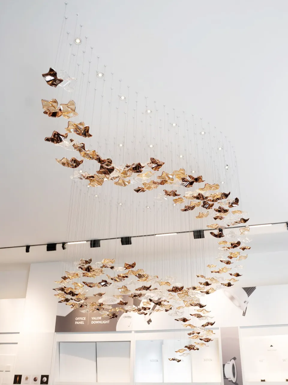 Artistic glass decorative chandelier