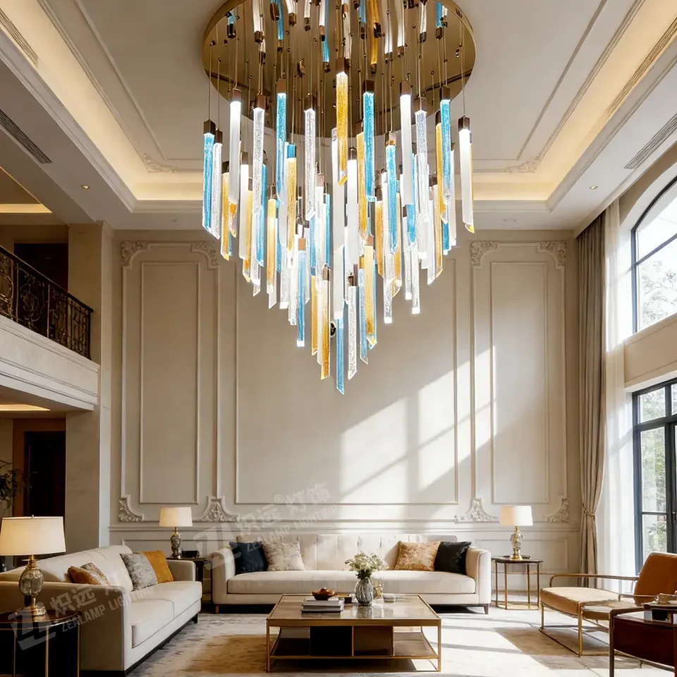 Villa living room chandelier