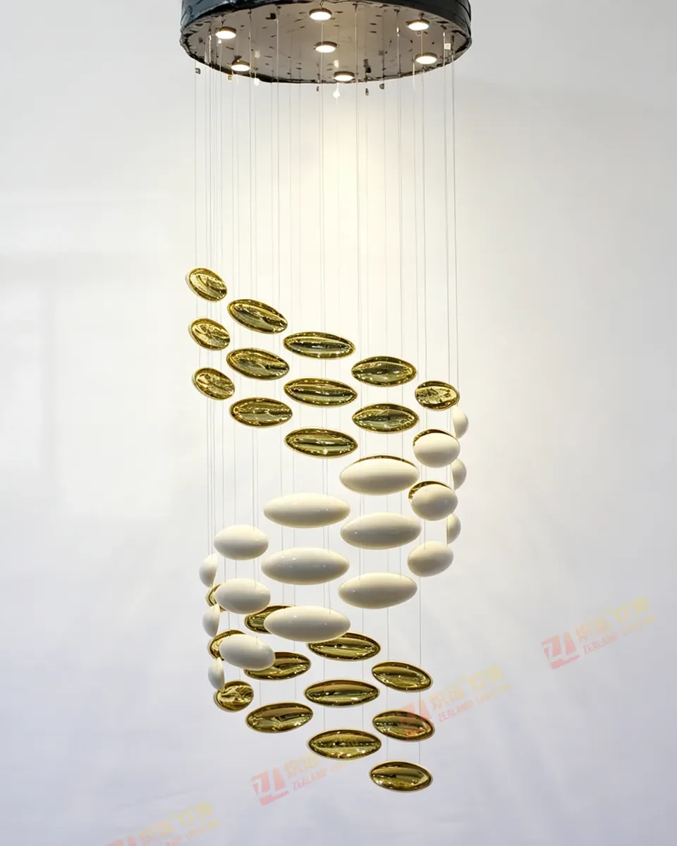 Villa living room chandelier