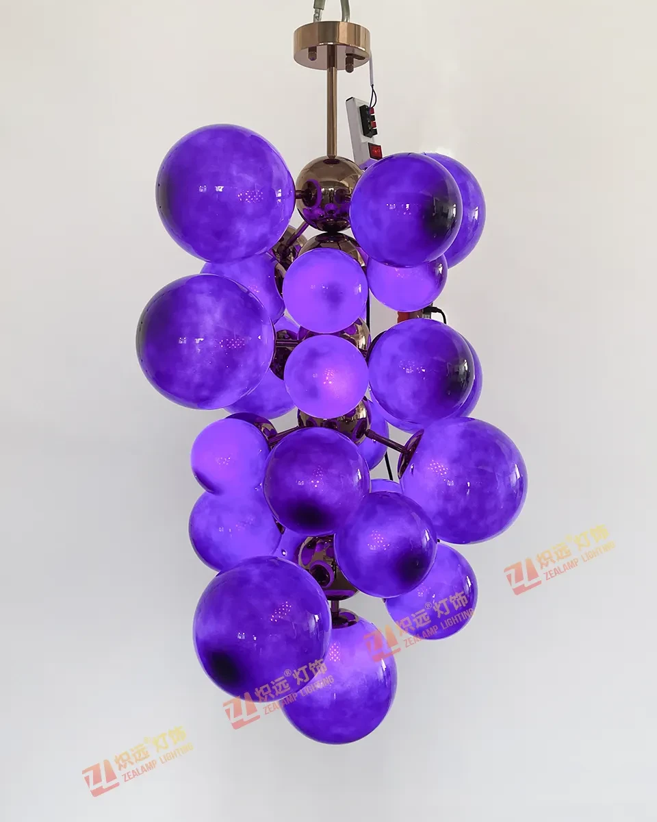 Grape chandelier